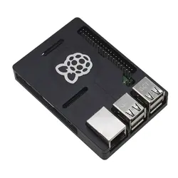 3 в 1 для Raspberry Pi 3 Model B + (Plus) + алюминиевый корпус с ЧПУ + 5 В 3A наборы адаптеров питания Eu Plug