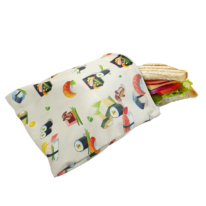 3pcs Reusable Food Snack Baggies Waterproof Leakproof Lunch Storage Bags  Bread Eco-friendly Heating - AliExpress