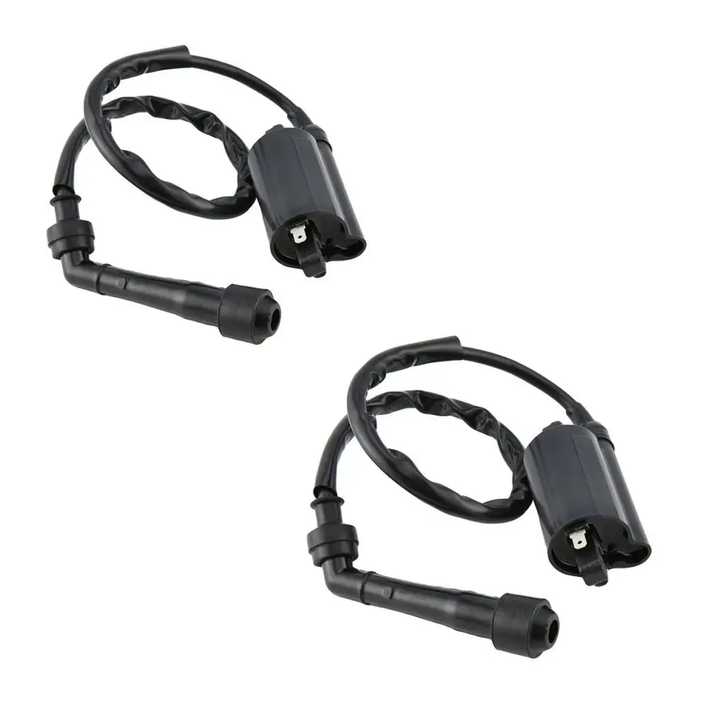 Мотоциклетный набор из 2 катушек зажигания для KAWASAKI EX500 500 500R 1987-2009 Мото Аксессуары автостайлинг