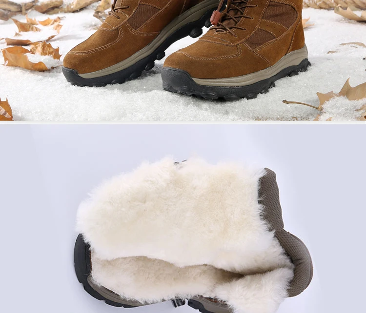 Reetene/очень теплые зимние мужские ботинки; шерсть; Мужская зимняя обувь; Мужские ботинки в стиле милитари; военные ботинки; botas hombre