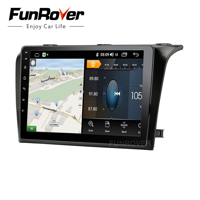 Funrover 2.5D ips для Mazda 3 BK 2003-2009 2din android 9,0 автомобильный Радио мультимедийный плеер Авторадио Навигация gps 4G 64G dvd dsp
