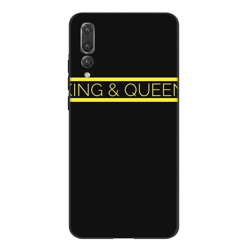 Desxz чехол для телефона huawei P30 P20 P9 P10 P8 Lite Pro P Smart Cover queen and king crown - Цвет: B6