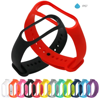 

Silicone Strap for Xiaomi Mi Band 5 Bracelet Silicone Watch Strap for Xiaomi xiomi Miband mibend 5 global Band5 Belt Wristband