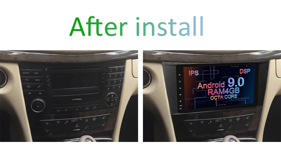 Cheap For Mercedes/Benz/E-Class/W211/E300/CLK/W209/CLS/W219 2 Din Car DVD Multimedia Player Android 9.0 GPS Radio CANBUS 4G 64G 8 CORE 2 Cheap For Mercedes/Benz/E-Class/W211/E300/CLK/W209/CLS/W219 2 Din Car DVD Multimedia Player Android 9.0 GPS Radio CANBUS 4G 64G 8 CORE 2