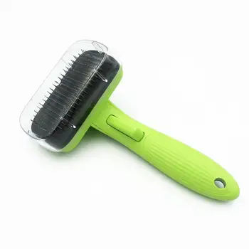

Pet Stretch Brush Dog Automatic Hair Removal Open Knot Comb Dog and Cat Grooming Cleaning Comb Anti-slip Protection Skin Tool