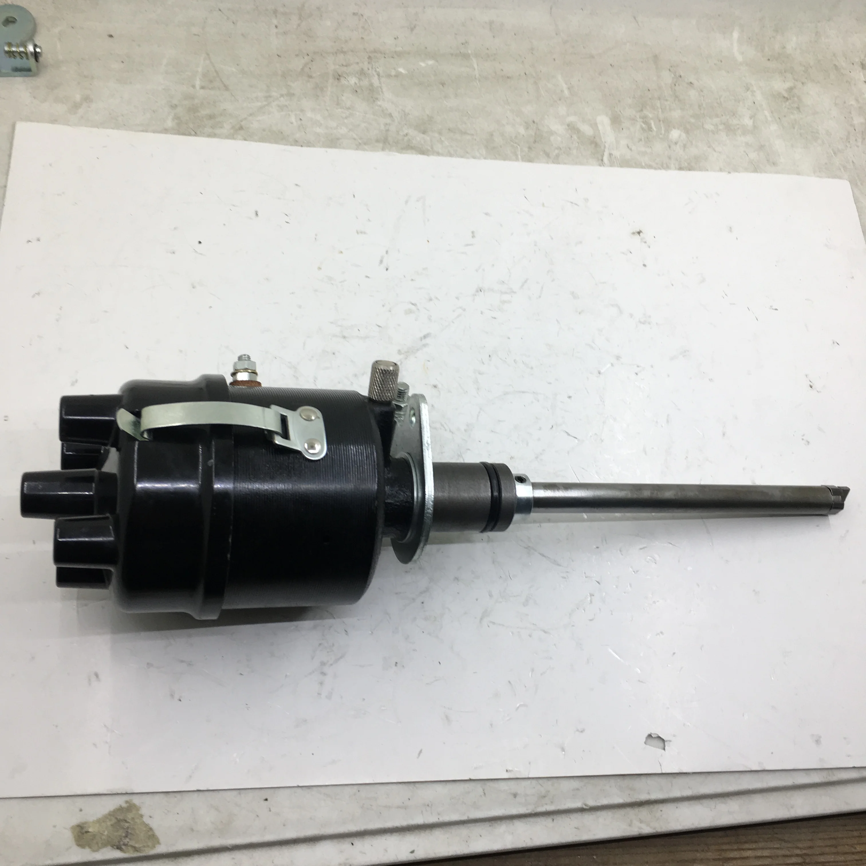 SherryBerg complete black Distributor points style 6/12 volt Fits 134L 134F 4cyl FOR jeep Willys MB CJ2A CJ3B