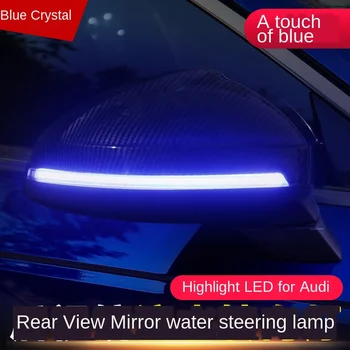 

Audi rearview mirror water turn signal A3A4LA5A6L/Q3Q5LQ7 is upgraded with a blue atmosphere lamp instead of decoration.