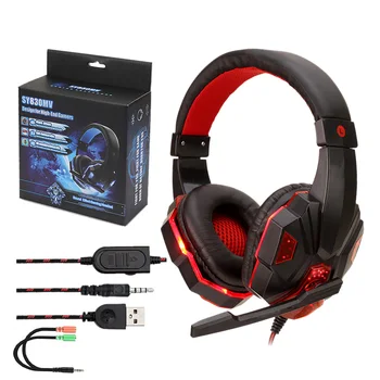 

Gaming Headphone Computer Game Console Stereo Surround Sound 3.5mm Wired Headset Earphone