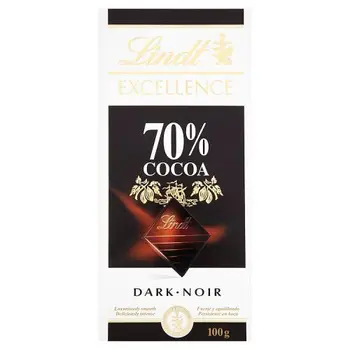 

Lindt Excellence Dark Noir 70% 100g x 10