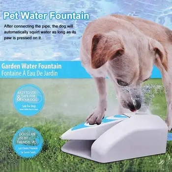 

Pet Water Fountain Outdoor Garden Easy Clean Automatic Home Cat Dog Pet Water Fountain Reusable