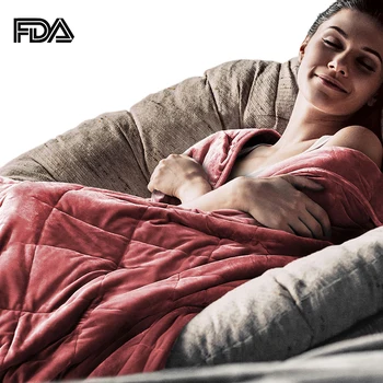 

6.8kg Weighted Blanket Adult Full Queen Size Cotton cover heavy blanket reduce Anxiety quilt for bed sofa winter comforter