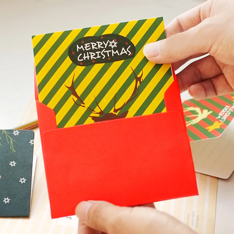 3 шт./лот, высокое качество, Рождественская открытка, открытка в форме лося, благодарственная открытка/Подарочная открытка