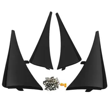 

2014-2019 C7 For Corvette Stingray Front & Rear Splash Guards Mud Flaps Widened Decorative Wheel Eyebrow Fender