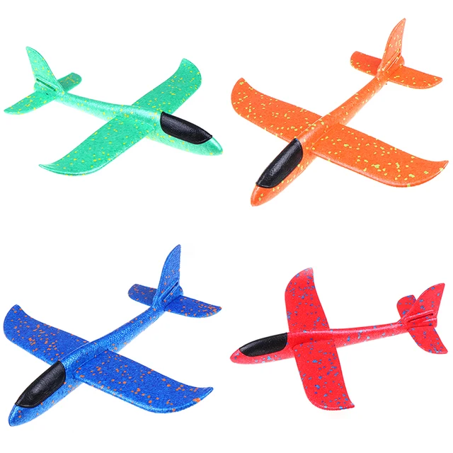 37CM EPP Foam Hand Throw Airplane Outdoor Launch Glider Plane Kids Gift Toy Interesting Toys 3