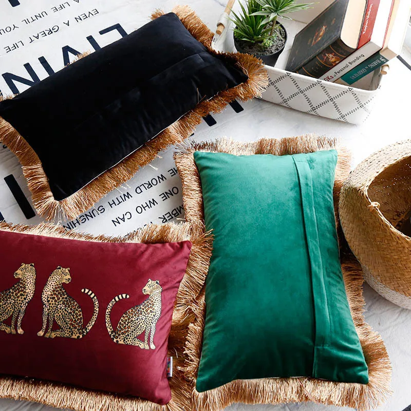 

Fashion Design Slip cover Rectangle Pillow Cover Digital Printing Animal Sofa Cushion Cover Decorative Pillows Slipcover