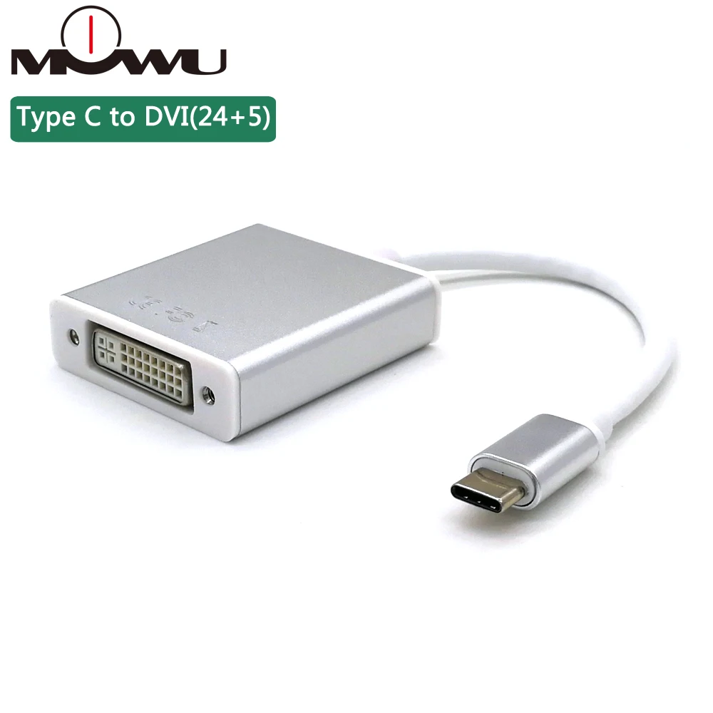 USB C к DVI конвертер кабель типа C к DVI FHD1080P@ 60Hz Thunderbolt 3 адаптер для Macbook p20 p30 Galaxy s8 s9 s10 D