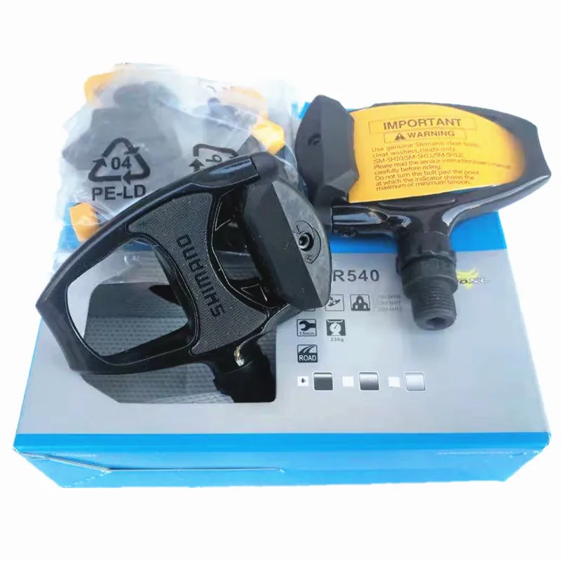 SHIMANO PD-R540/PD-R550 мотоциклетные самоблокирующиеся блокиратор педали с SH11 Желтый Замок кусок черный совершенно новая коробка