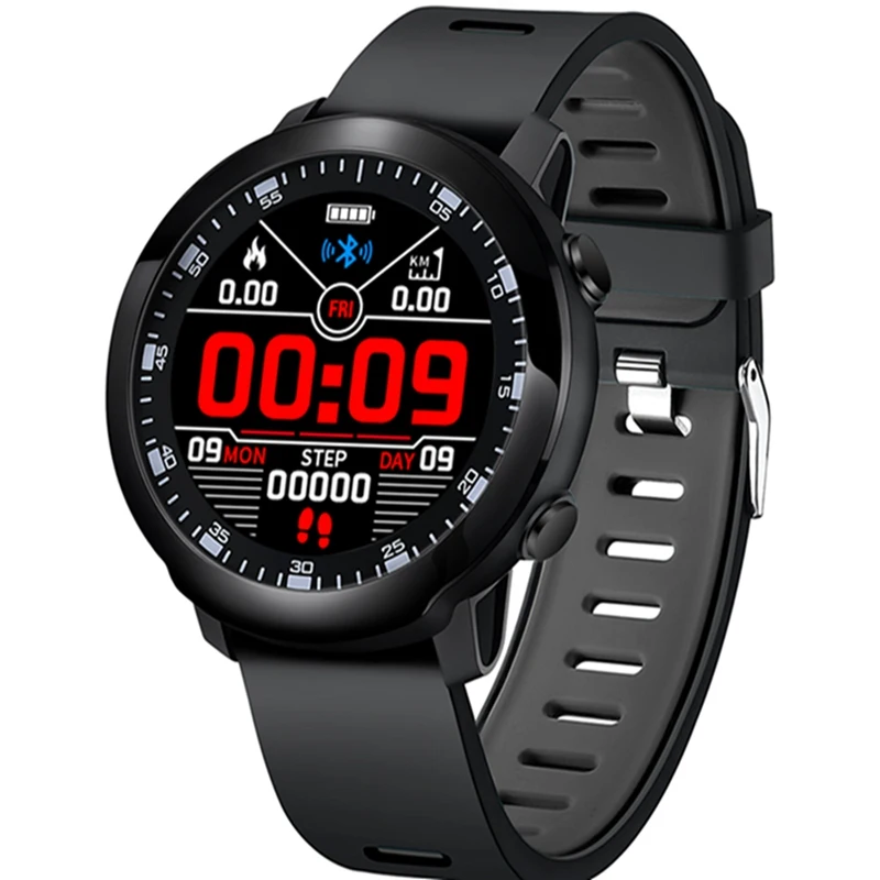 

2019 Newwest SW05 Full Round Touch Smartwatch Bracelet Music Control Decline Call Message Reminder Blood Pressure Smart Watch