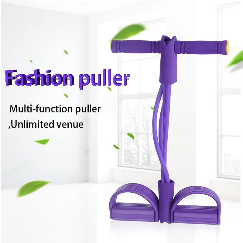 

Indoor Fitness Resistance Bands Exercise Equipment Elastic Sit Up Pull Rope Workout Bands Sport Pedal Ankle Puller