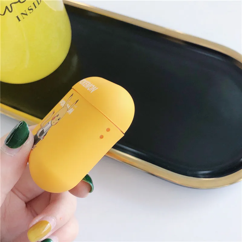 For AirPods Case Anime Pokemo Soft Silicone Earphone Case For Apple Airpods 2 Protect Cover