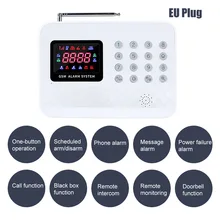 GSM сигнализация с цифровым ЖК-дисплеем домашняя сигнализация без провода домашняя система безопасности с дистанционным управлением