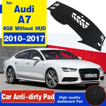 

Anti-Slip Mat Dashboard Cover Pad Shade Dashmat Carpet Accessories S-line For Audi A7 2010~2017 4G8 2011 2013 2014 2015 S7 RS7