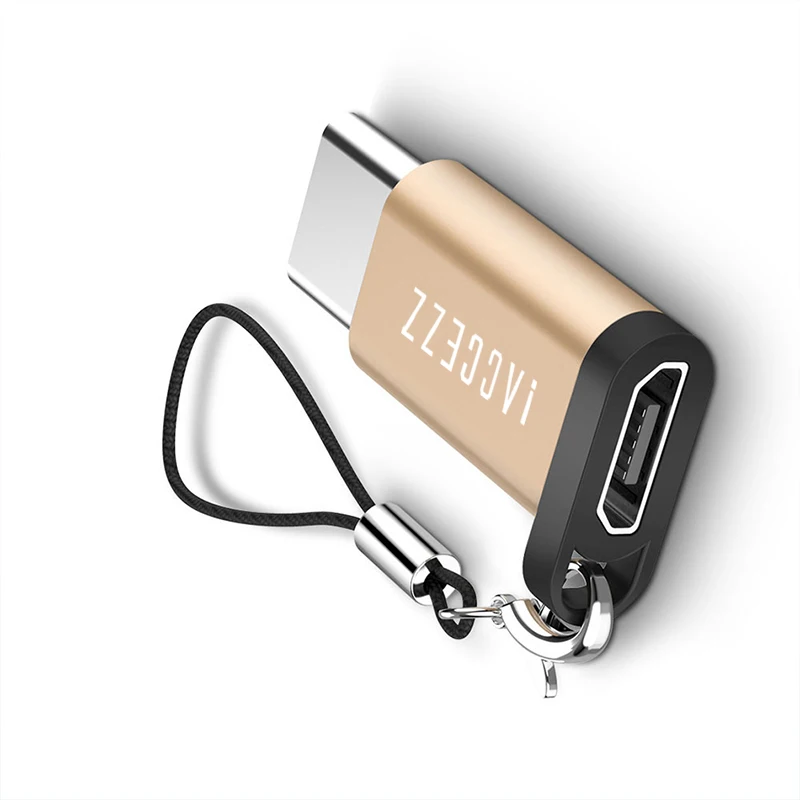 ! Переходник ACCEZZ OTG с Micro USB на Type C конвертер для One Plus 5 LG G5 G6 Xiaomi Mi6 4S 4C быстрое