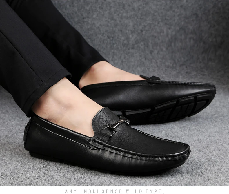 Мужские лоферы; повседневные кроссовки из натуральной кожи; мужские модные водонепроницаемые мокасины; Homme; обувь для джентльмена; chaussure homme I