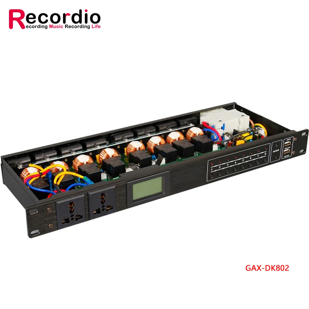 GAX-DB03 profissional 10-outlet power sequencer controlador condicionador