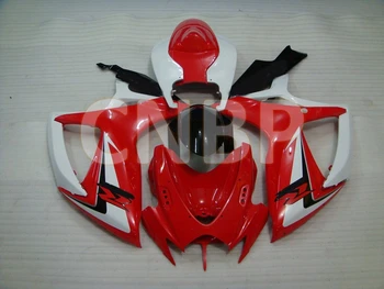

GSX R600 2006 - 2007 K6 Motorcycle Fairing GSX R750 2007 Red White Bodywork GSXR 750 2007 Fairings