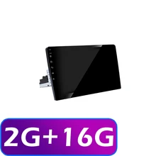  1 DIN Android 10.0 Car Multimedia Player Car Stereo Radio 10.1 Inch Adjustable Contact Screen FM GPS Navigation MP5 Player 