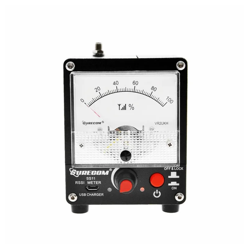 

Surecom SS11 RF Singal Strength Meter 100K-3GHz Field Strength RSSI Meter High Sensitivity with Built-in Battery