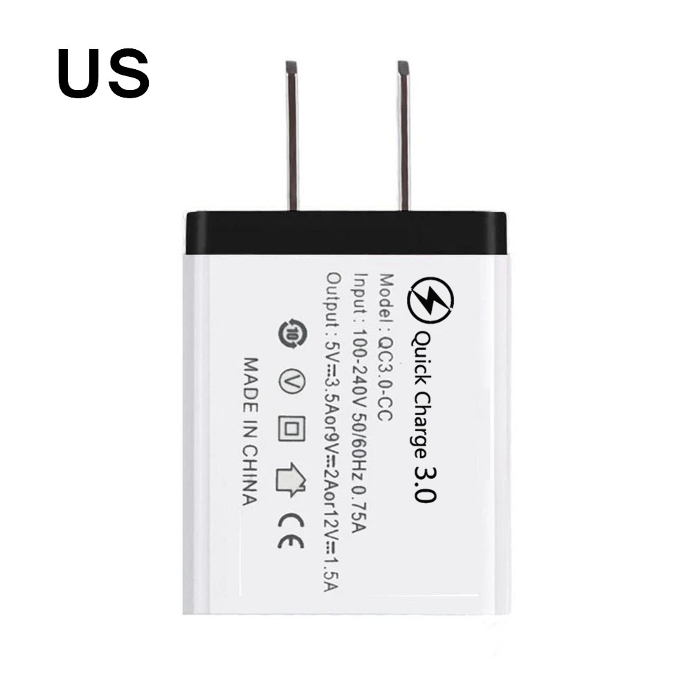 USB Charger Quick Charge 3.0 18W QC 3.0 4.0 Fast charger USB Charging  Mobile Phone Charger For iPhone X Samsung Xiaomi Tablet quick charge 2.0 Chargers