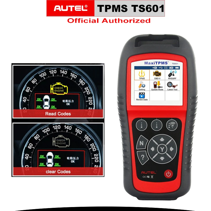 Autel MaxiTPMS TS601 инструмент мониторинга состояния шин TPMS Сенсор сброса переучиваться активировать программирования автомобильные инструмент