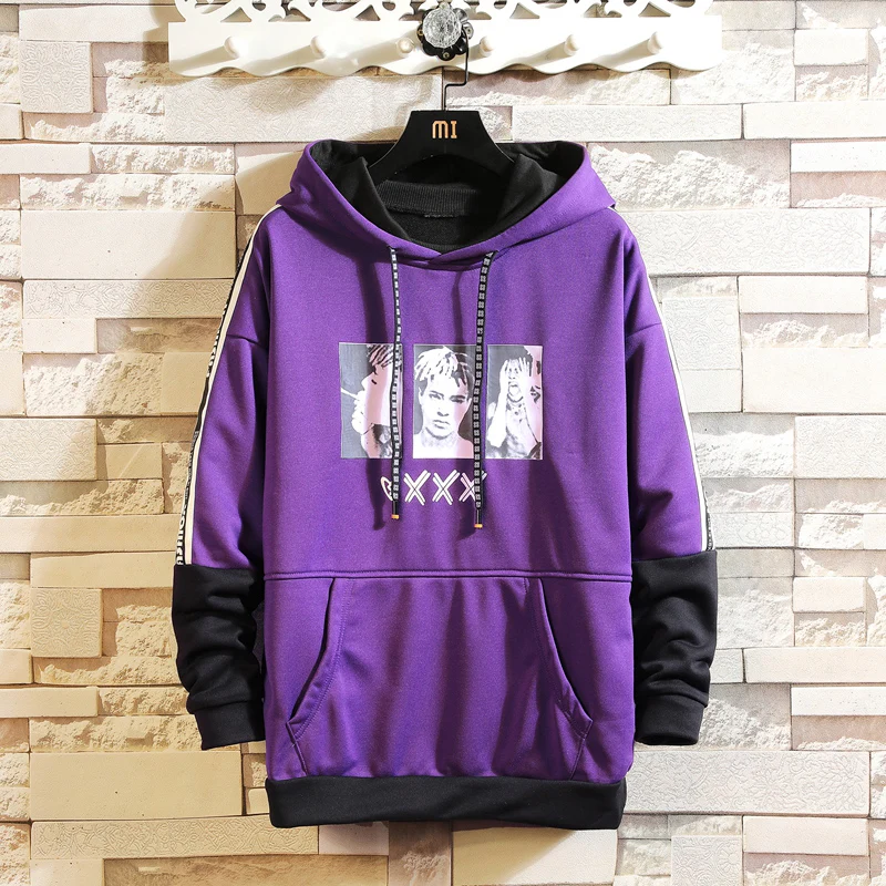 purple hoodies for men
