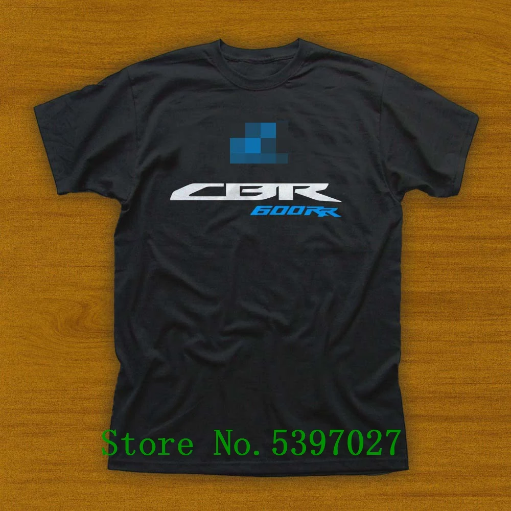 Mens T Shirts fashion 2020 New CBR600RR Logo Tee CBR 600 RR Men Black T-Shirt Size M L XL T Shirts tshirt mens Clothes t shirt