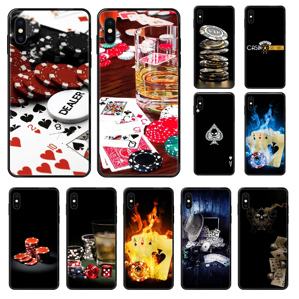 Азартные чипы деньги казино чехол для телефона iphone 4 4s 5 5S SE 5C 6 6S 7 8 plus X XS XR 11 PRO MAX 2020
