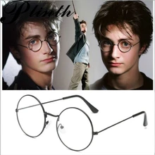 Высокое качество, круглые простые прозрачные очки, оправа, ультра светильник, металлическое украшение, прозрачные женские очки, поддельные оправы для очков