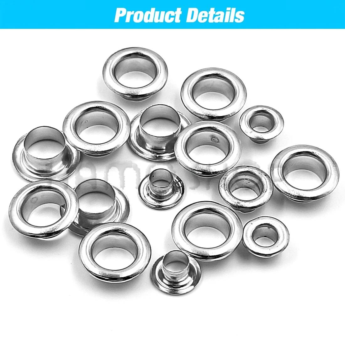 Hole Metal Eyelets Grommets Silver Color Washer Diy Leathercraft Accessories Shoes Belt Cap Bag Tags Clothes 100Pcs eyelet grommet ring kit eyelet grommet ring grommet eyelet kit screw back eyelets