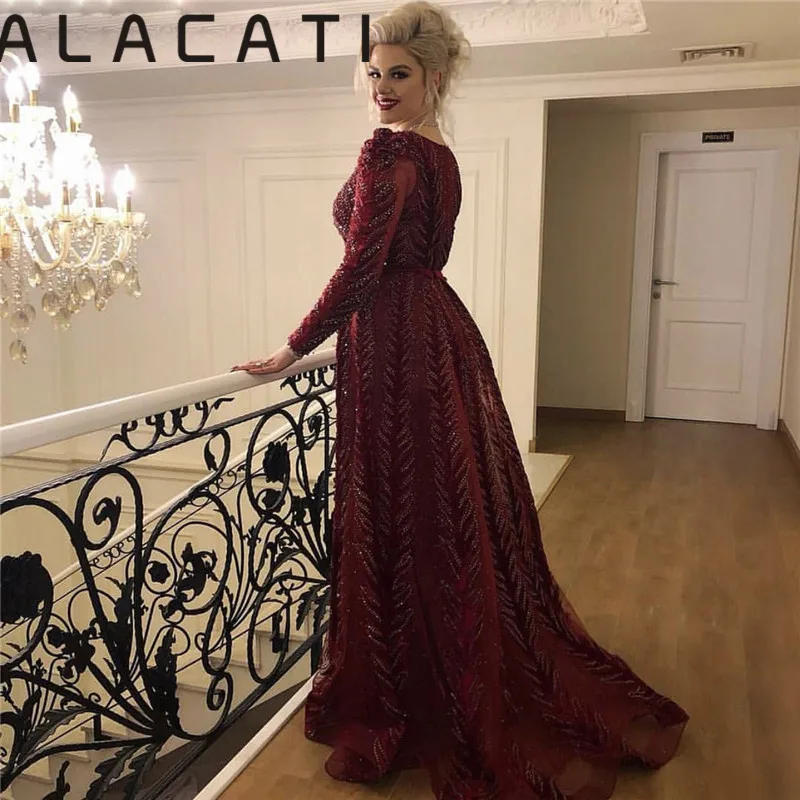 Dubai-dise-o-de-lujo-vino-rojo-vestidos-de-noche-2019-con-cuello-en-V-y (1)-1