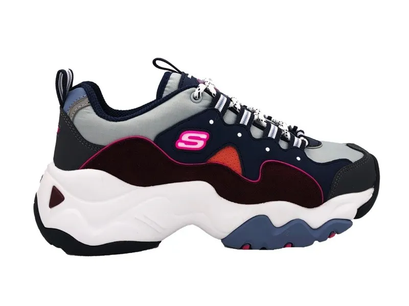 Bliv oppe Engel lammelse SKECHERS DLITES 3.0 BRAVE OUTPUT SNEAKERS White blue gray BORDEAUX 13378  NVBU (39 blue)|Walking Shoes| - AliExpress