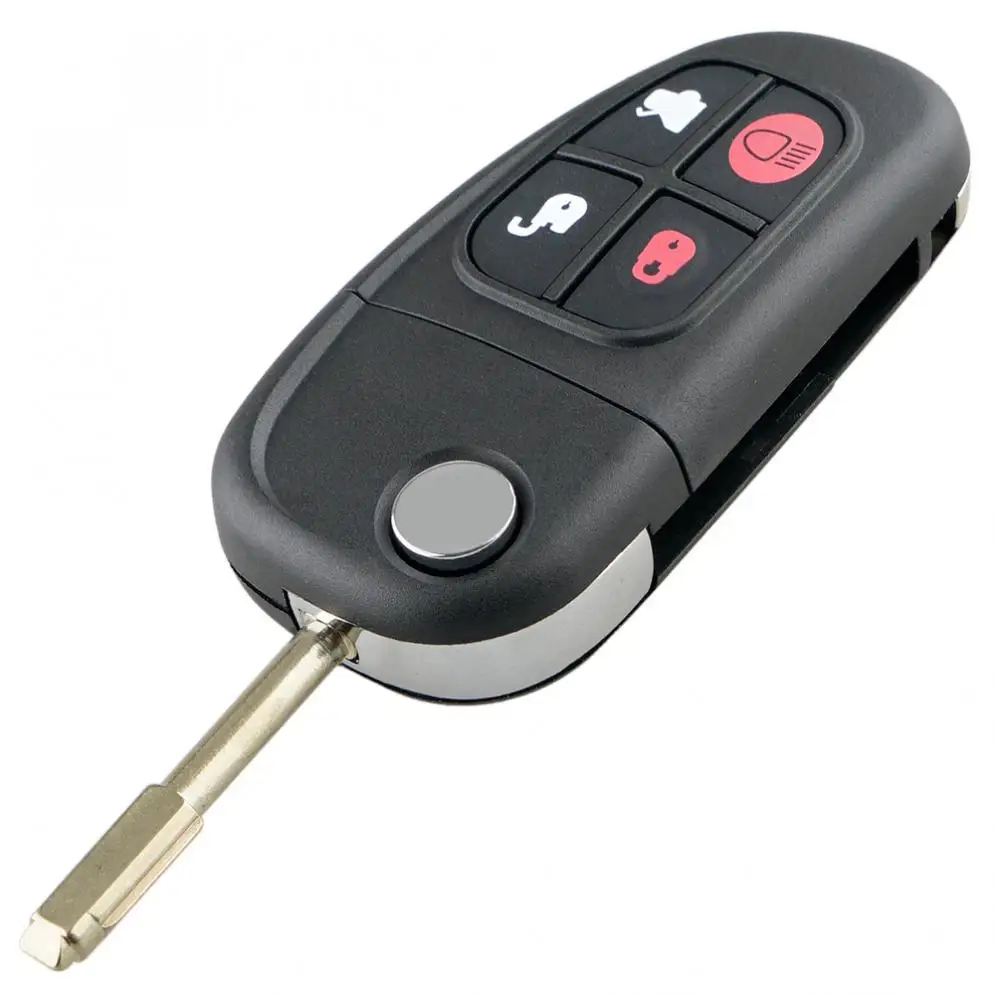 433 МГц 4 кнопки флип дистанционного ключа автомобиля с ID60 чип NHVWB1U241 подходит для Jaguar S Тип/X Тип/XJ8