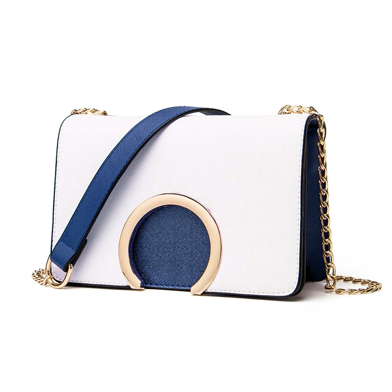 

White Black Women Bags Luxury Designer Flap Handbag Chain Shoulder Messenger Bag 2019 Newest Ladies Office Bags Small Handbags