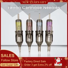 Горячий Размер 1RL картридж игл для татуажа Liner Shader Magnum Татуировка поставка совместима с картриджем машина ручка татуировки иглы