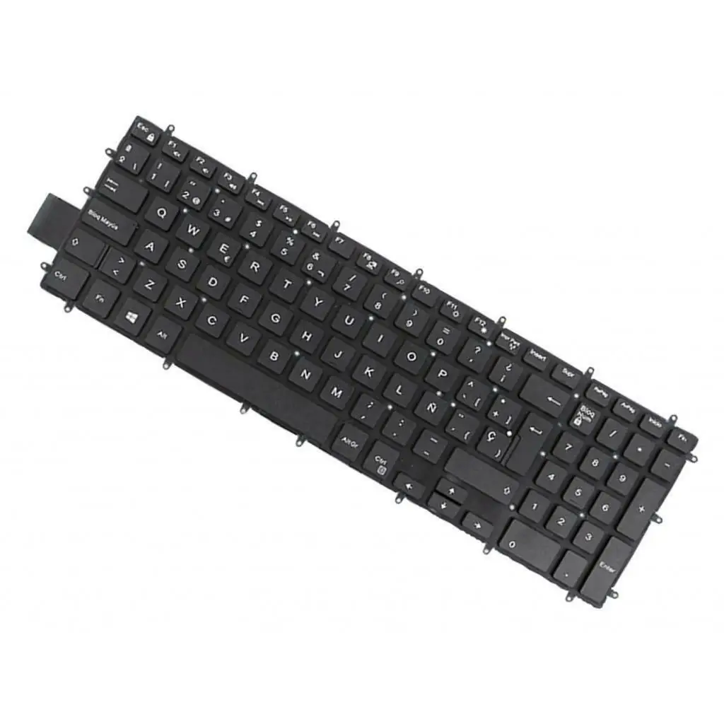 Клавиатура для ноутбука Dell Inspiron15 5570 5575 7577 7587 7568 7566 черный Испанский SP