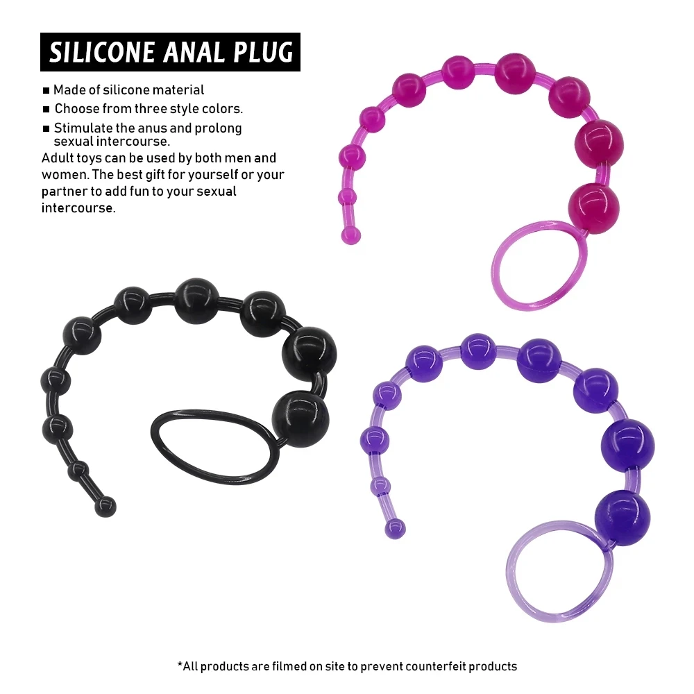 Anal sex toys Plastic Anal beads for Women Men Adult Sex toys Gay Anus stimulator Prosate massage Buttplug Anal beads G spot Orgasm props