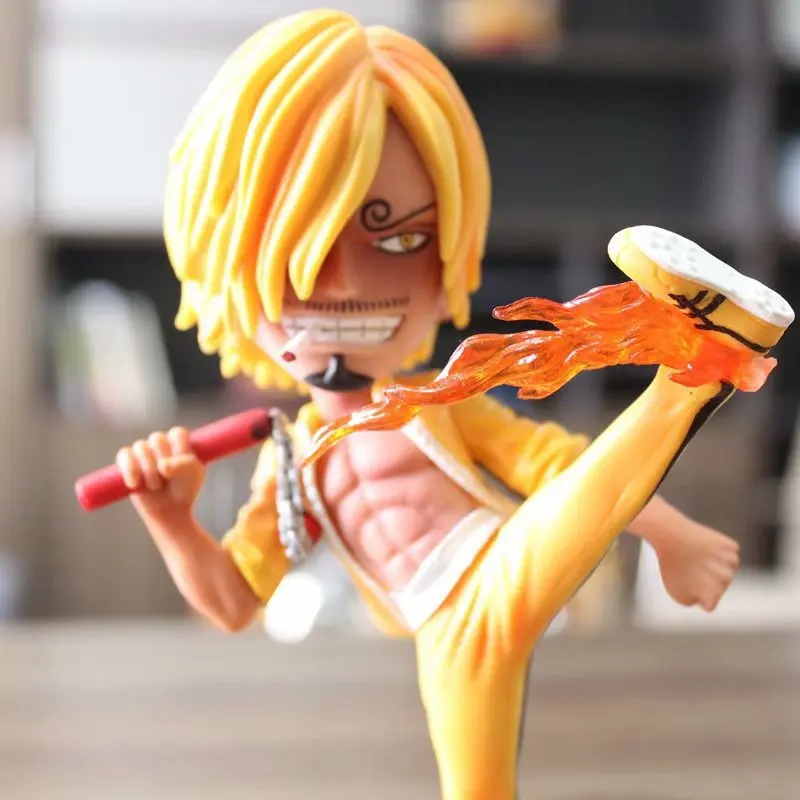

Cheng yuan Anime One Piece/Sea King Kung Fu Ten First Bomb Sanji Xiangjishi Garage Kit Model Ornaments