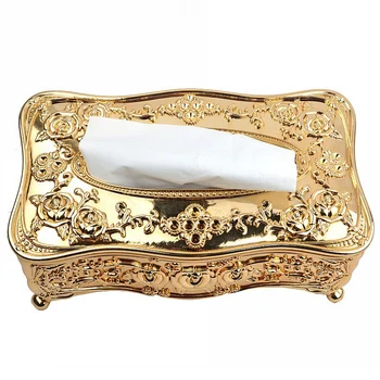 

European Ornate Tissue Paper Box Napkin Cover Holders for Home Hotel Decoration GQ