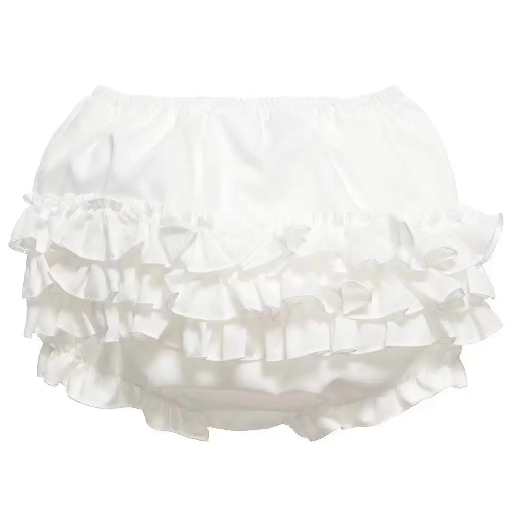 Ruffle Cotton Baby Bloomers Newborn Girls Solid Infant Baby Shorts