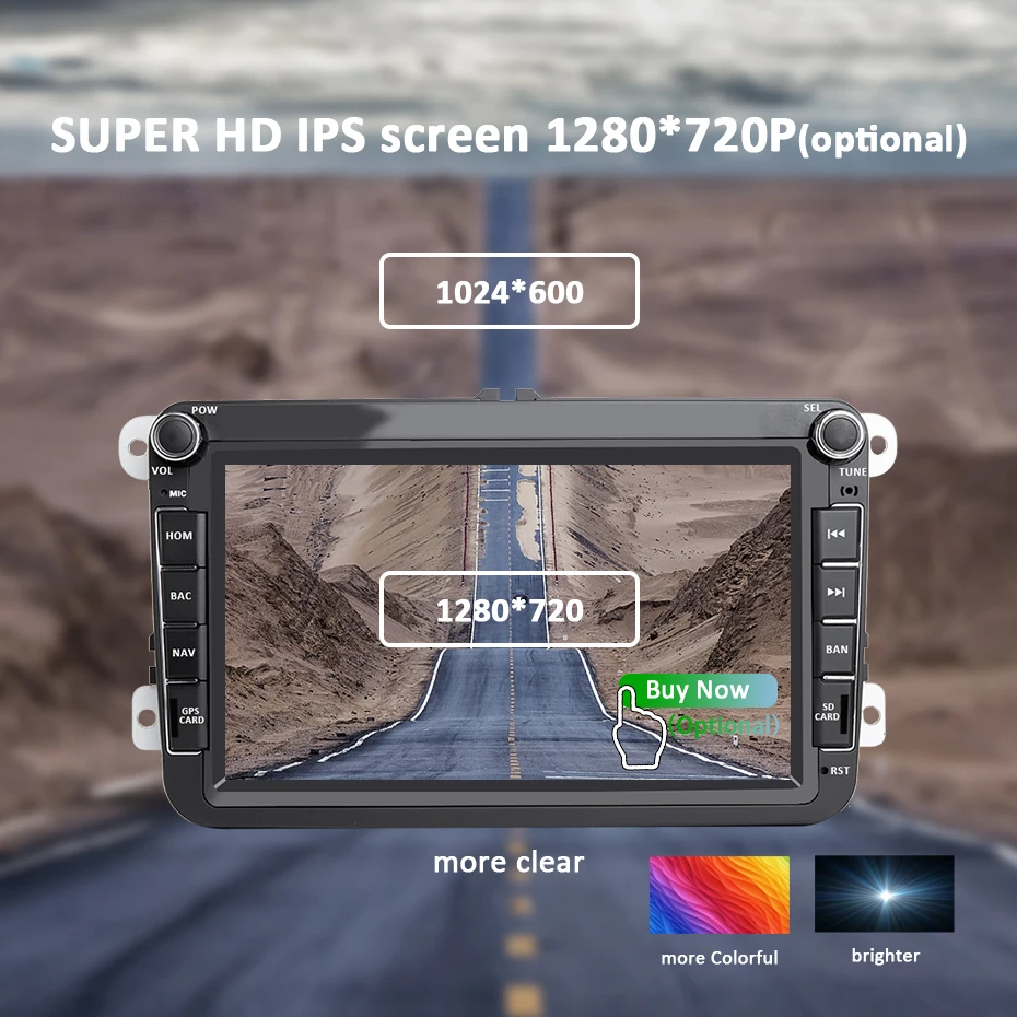 Best 8 Core 4G RAM 64G Android 9.0 2 DIN Car dvd Player GPS for VW/GOLF 5 6/Polo/Passat/CC/B6/B7/Skoda/SEAT/Leon car radio Multimedia 1
